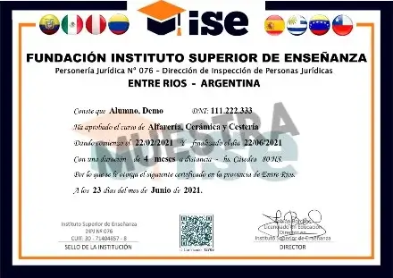 certificado curso